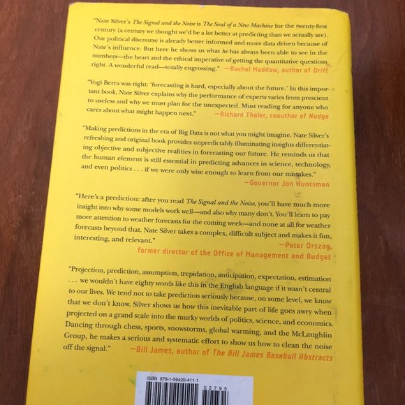🇨🇦🍁2/$15.  Non-Fiction The Signal and the Noise by Nate Silver🇨🇦🍁 - Picture 3 of 3